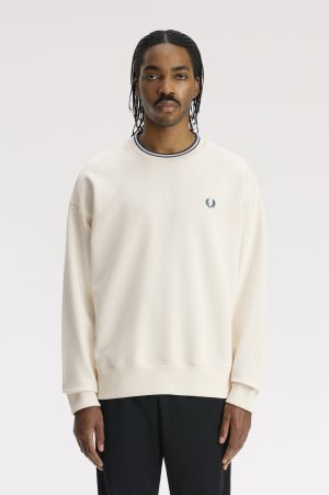Oversized Tipped Sweatshirt