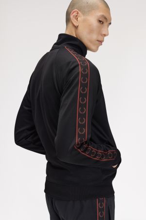 Contrast Tape Track Jacket