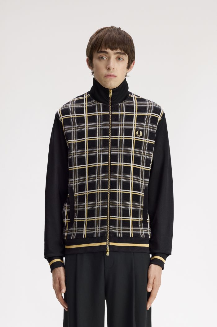 Tartan Panel Track Jacket