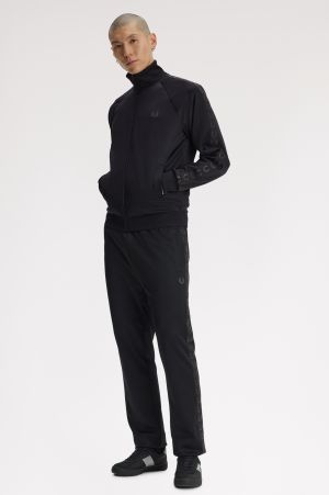 Contrast Taped Track Jacket